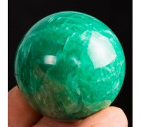 Üst kalite! Mükemmel Renk Yeşil Amazonit Küre - 49 mm