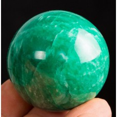 Üst kalite! Mükemmel Renk Yeşil Amazonit Küre - 47 mm