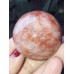 Gökkuşağı Flashes-45mm ile Kırmızı Hematoid Kuvars Kristal Küre